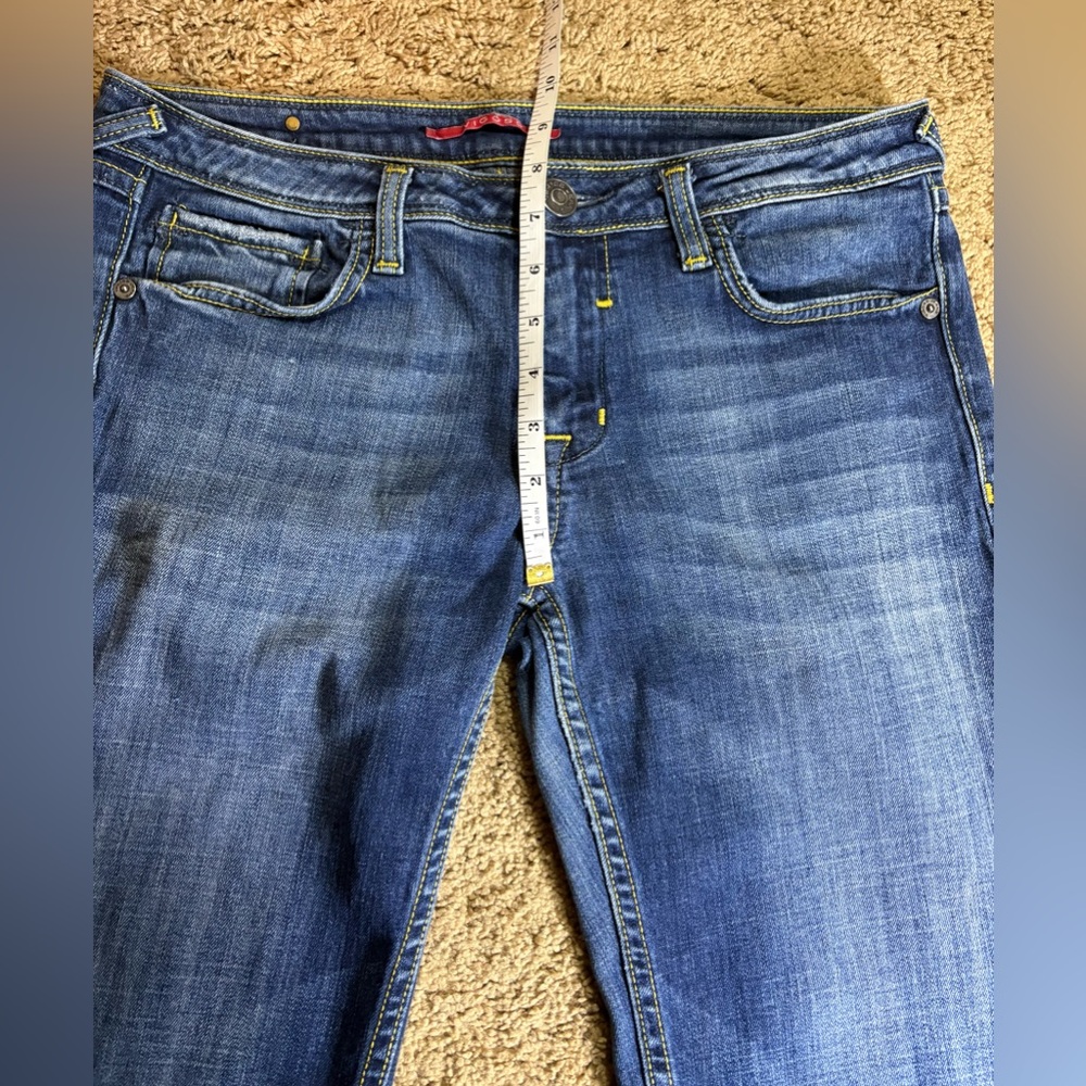 Vigoss Women’s 11 Blue Denim Jeans Low Rise Straight‎ Leg - Picture 6 of 10